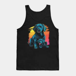 Labrador Retriever Fathers Day Tank Top